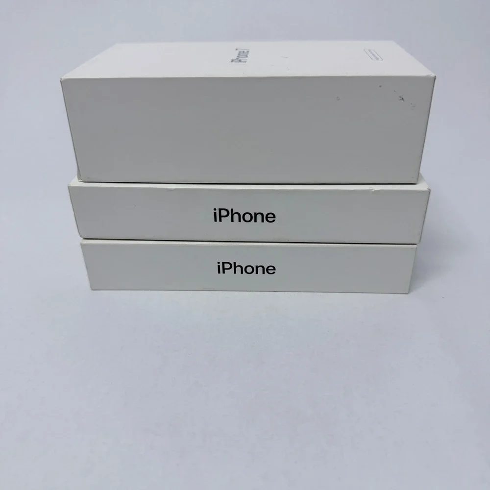 Apple iPhone Empty Box Lot iPhone 15 256GB iPhone 11 64GB iPhone 7 32GB Black